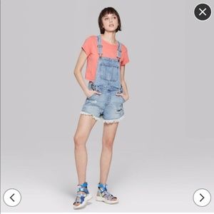 Target Wild Fable Denim Shortalls Overalls